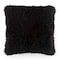 Hastings Home Oversized Floor or Throw Pillow Square Luxury Faux Fur Glam Decor Cushion for Home (Black) 110031IXH - alternate 2